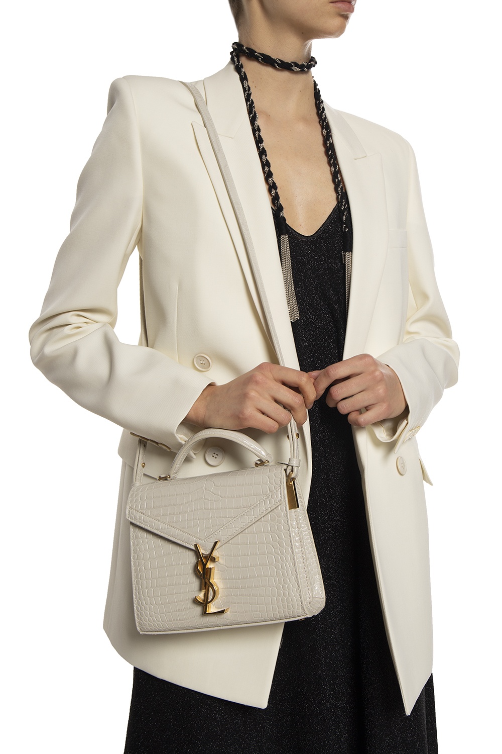 Ysl cassandra bag white new arrivals